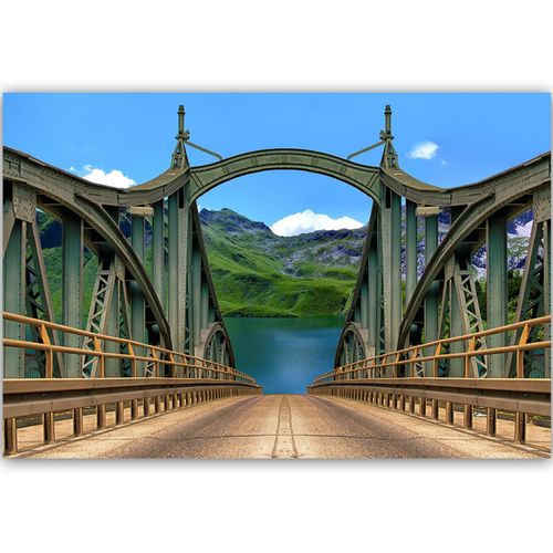 Obraz na płótnie - Canvas, Droga przez most 90x60 na Arena.pl