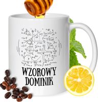 Kubek Dla Dominika Kolegi Przyjaciela Męża Z Nadrukiem Prezent Biały 330Ml