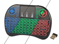 Klawiatura bezprzewodowa 2,4GHz miniKS-2 +touchpad