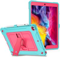 Etui do iPad 9/8/7 10.2" z Podstawką i Miejscem na Rysik Różowe