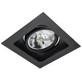 Wpuszczana lampa Sisto AZ2810 square do przedpokoju czarna