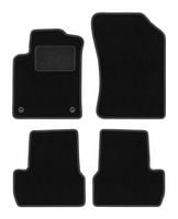 Dywaniki welurowe LUX czarne Citroen C3 II 2009-2016 hatchback CP