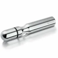 mystim double dan metalowy model intymny 25 cm polerowane aluminium