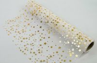 organza 36cm x 4,5m biała orgboż-0002biała