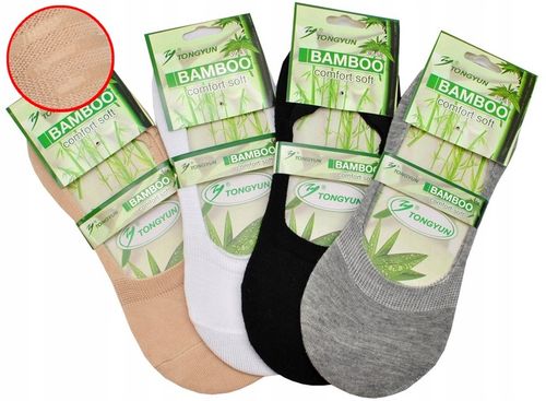 6 Par Stopki Damskie Skarpety Bambusowe Krótkie Skarpetki Antybakteryjne na Arena.pl
