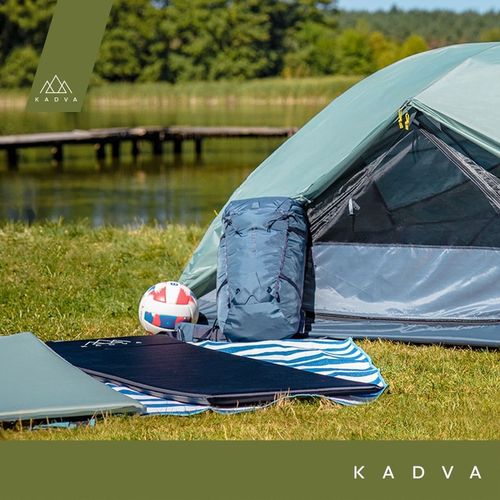 Mata samopompująca KADVA Aero srebrny OS LEKKA WYGODNA WYTRZYMAŁA na Arena.pl