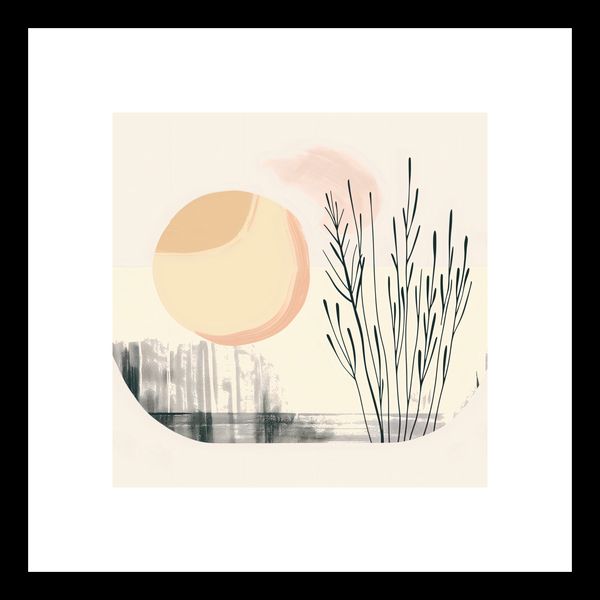 Plakat 20x20cm Pastelowy Wschód zdjęcie 3