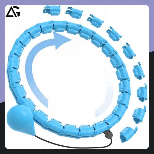 HULA HOP Z OBCIĄŻENIEM ODCHUDZAJĄCE Z OBCIĄŻNIKIEM SMART HULAHOP PLUS na Arena.pl