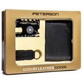 peterson zestaw portfel+brelok+karta ptn zms-13