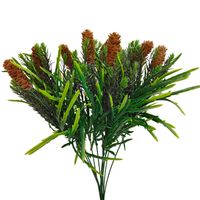 Dodatek gałązka szyszka 12 szt zielony