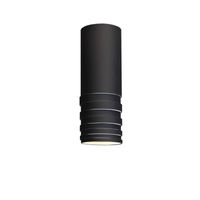 Metalowa lampa sufitowa Locus tuba do przedpokoju czarna