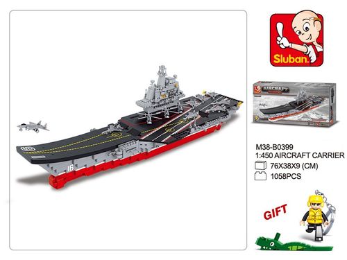 KLOCKI SLUBAN MB Okret lotniskowiec 1058 el. kompatybilne z LEG COB na Arena.pl