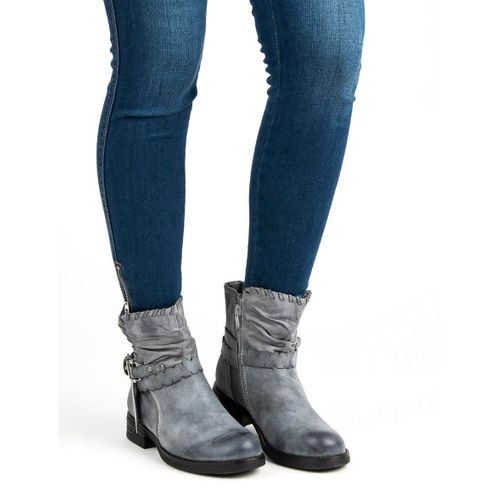 Szare botki workery r.39 na Arena.pl