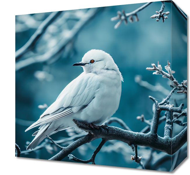 Obraz 30x30cm Perłowy Ptak zdjęcie 1