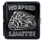 Grawerowana Metalowa Papierośnica Z Motywem Motocykla Gentelo