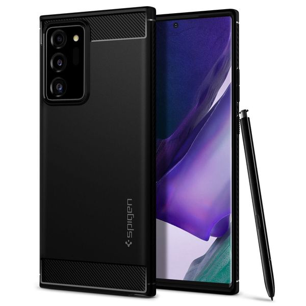 SPIGEN RUGGED ARMOR GALAXY NOTE 20 ULTRA MATTE BLACK zdjęcie 1
