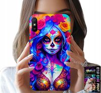 ETUI DO XIAOMI REDMI 9A - MEKSYKAŃSKA, KOLOROWA KRÓLOWA ŚMIERCI