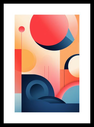 Plakat 20x30cm Geometryczne Marzenia na Arena.pl