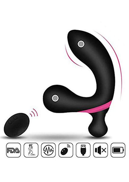 Wibrator Analy Masażer Prostaty Dla Par Pilot Usb zdjęcie 4