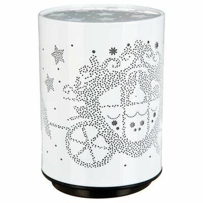 Lampka nocna projektor Karoca biała zdjęcie 1