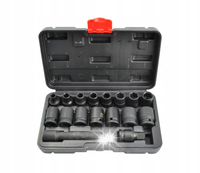 Zestaw nasadek udarowych 1/2" 8 - 24 mm / kpl. 15 el. BLACK LINE