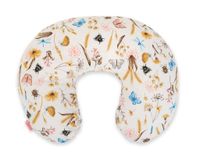 Poduszka rogal do karmienia fasolka + zdejmowana poszewka - Summer meadow