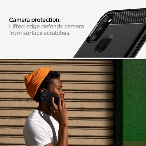 Spigen RUGGED ARMOR SAMSUNG M21 MATTE czarny na Arena.pl