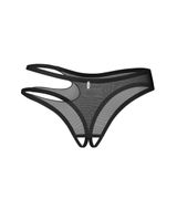 stringi otwarte czarne saturis 2xl/3xl obsessive