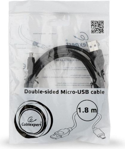 Kabel USB -> Micro USB dwustronne 1.8m na Arena.pl