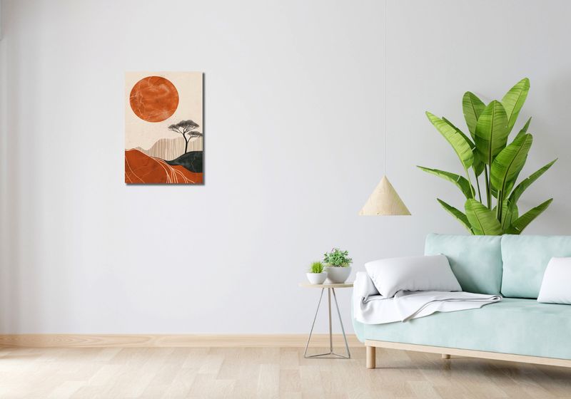 Obraz 40x60cm Afrykański Zachód Słońca zdjęcie 2