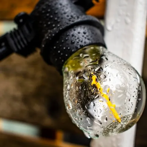 Oświetlenie 10m x10 E27 LED na płot altankę domek na Arena.pl