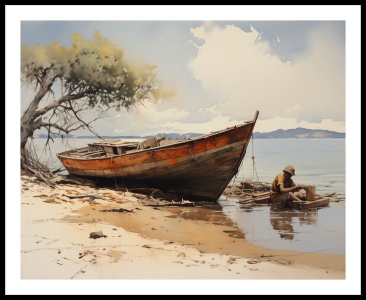Plakat 76x60,5cm Spokój Przybrzeża zdjęcie 3