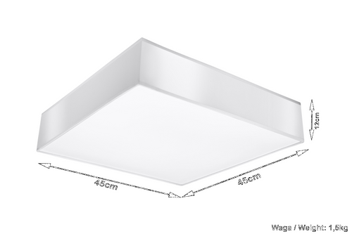 Plafon HORUS 45 Biała SL.0141 - Sollux na Arena.pl