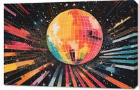 Obraz 90x60cm Disco Gra!