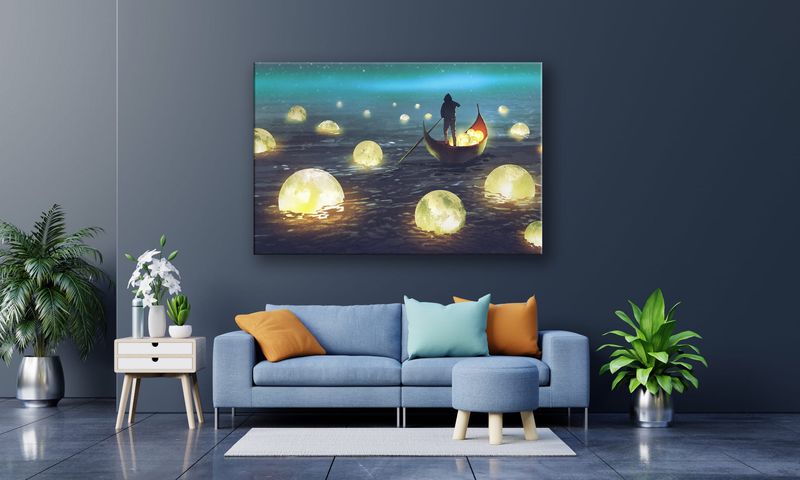 OBRAZ NA PŁÓTNIE 091 Sen 90x60cm zdjęcie 4