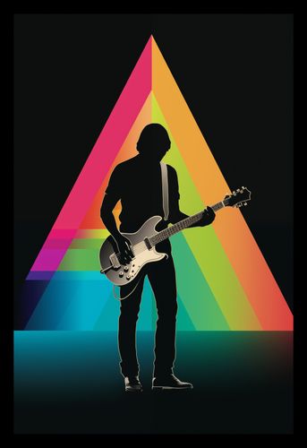Plakat 20x30cm Pryzmat przez Gitarę na Arena.pl