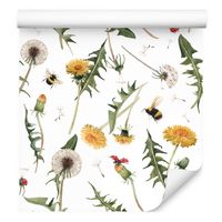 Tapeta na korytarz kwiaty mlecza dmuchawiec natura