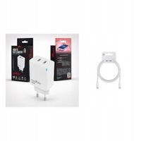 Ładowarka sieciowa GaN 45W dwa USB-C z kabelem do iPhone 17