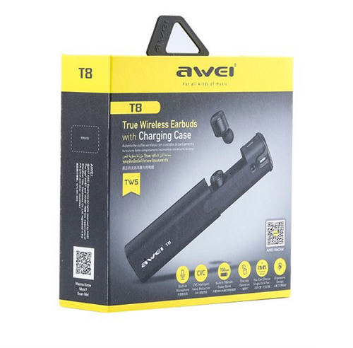Słuchawki - Awei T8 - Black na Arena.pl