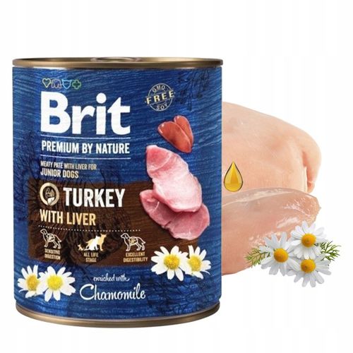 BRIT BY NATURE Karma mokra dla psa mix smaków 12 x 800g ADULT na Arena.pl
