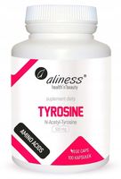 Aliness L- TYROZYNA tyrosine PAMIĘĆ MÓZG 500mg 100