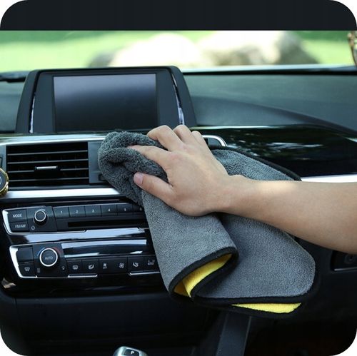 PUSZYSTY RĘCZNIK Z MIKROFIBRY 800g/m2 DO OSUSZANIA SAMOCHODU AUTA DETAILING na Arena.pl