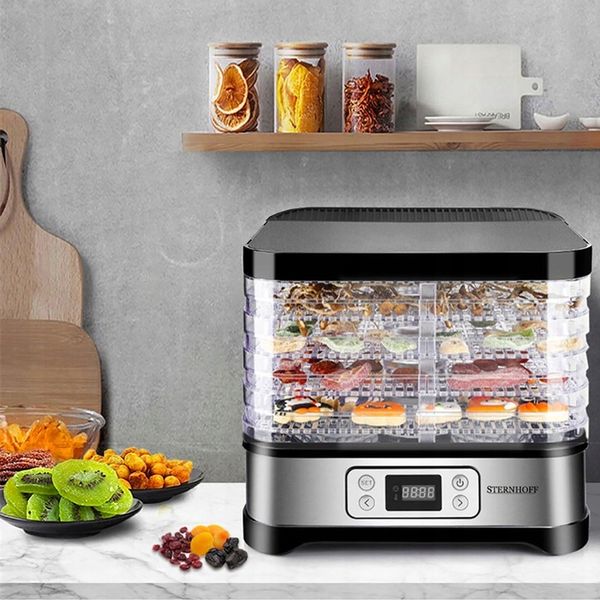 DUŻA SUSZARKA DO GRZYBÓW OWOCÓW WARZYW MOC 500W XL TIMER POJEMNA WYTRZYMAŁA zdjęcie 2