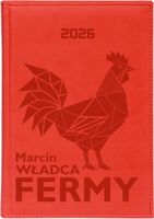 STYLOWY kalendarz rolnika A4 2026 KSIĄŻKOWY TYGODNIOWY grawerowany