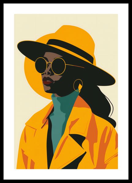 Plakat 30x45cm Żółta Stylowość zdjęcie 3