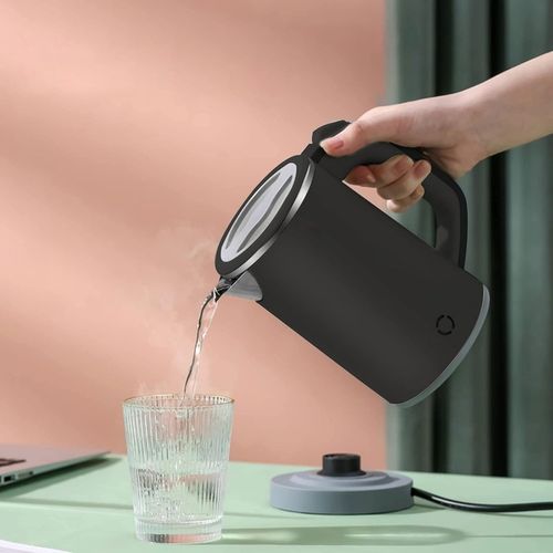 CZAJNIK ELEKTRYCZNY TURYSTYCZNY PODRÓŻNY CICHY MAŁY 600 W 0,8L CZARNY na Arena.pl