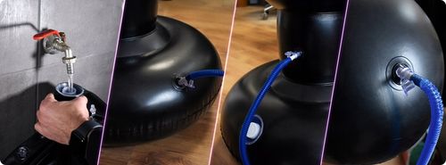 WOLNO-STOJĄCY BOKSERSKI WOREK TRENINGOWY DMUCHANY DLA DZIECI 165CM na Arena.pl