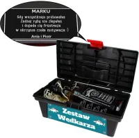 SKRZYNKA NA NARZĘDZIA ALKOHOL PREZENT DLA WĘDKARZA NA RYBY