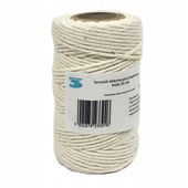 SZNUREK DEKORACYJNY BAWEŁNIANY 50MB PASTEL BIAŁY TRES