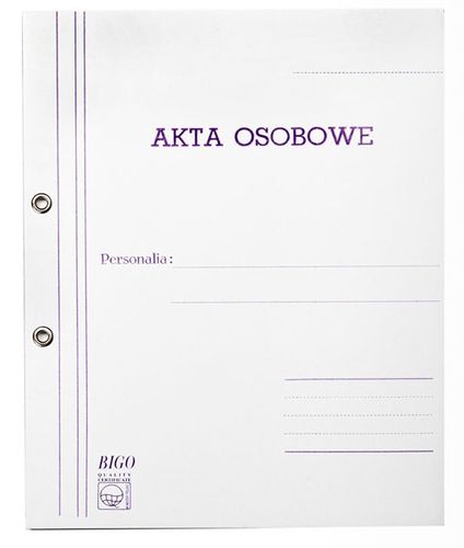 Teczka Do Akt Osobowych Oczkowa Bigo A"10 na Arena.pl